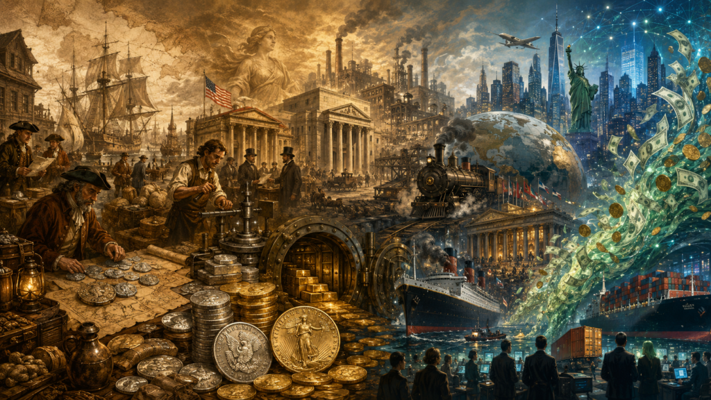 História do dólar americano: origem, evolução e importância global